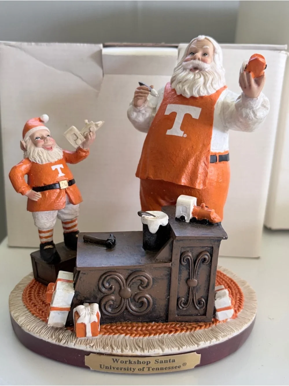 Tennessee Volunteers Collegiate Collectable Santa. 10th in Limited Series